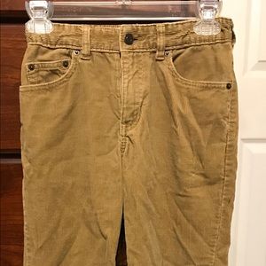 GAP Boys Straight-fit Khaki Corduroy Pants Sz 10